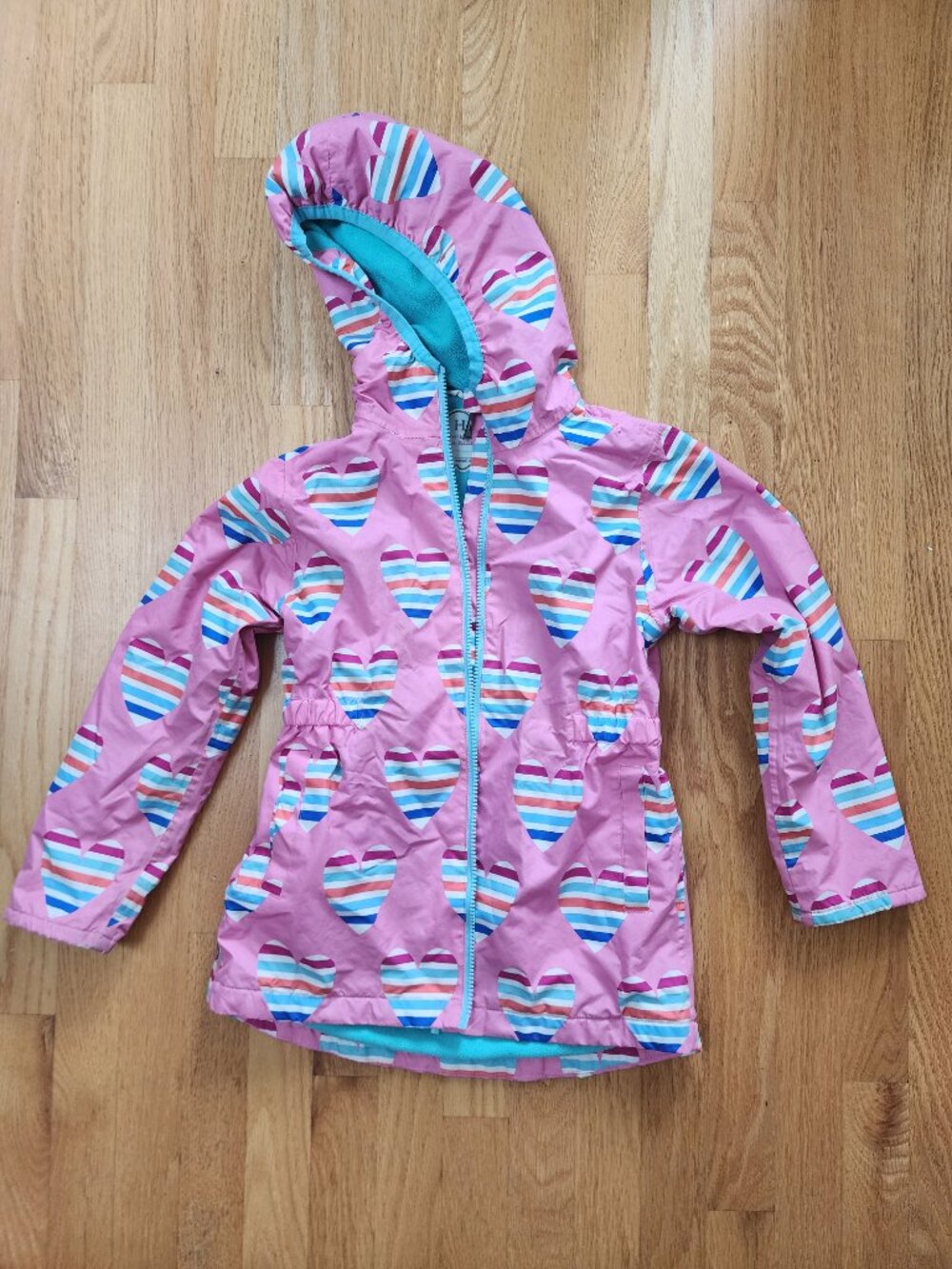Hatley fleece lined rain jacket